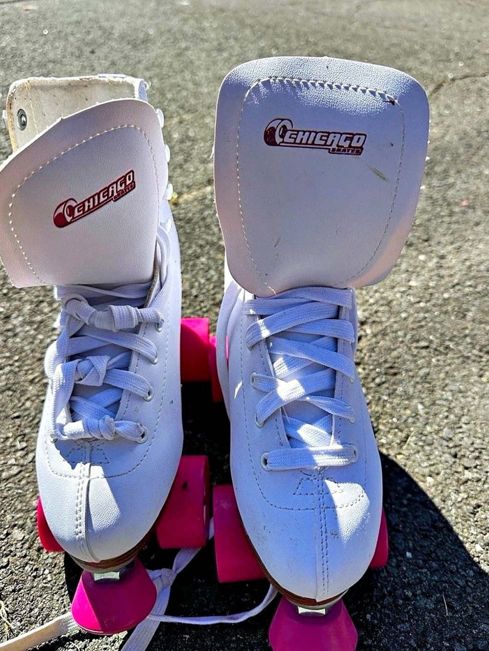 Chicago Women's Roller Skates White & Pink US 7